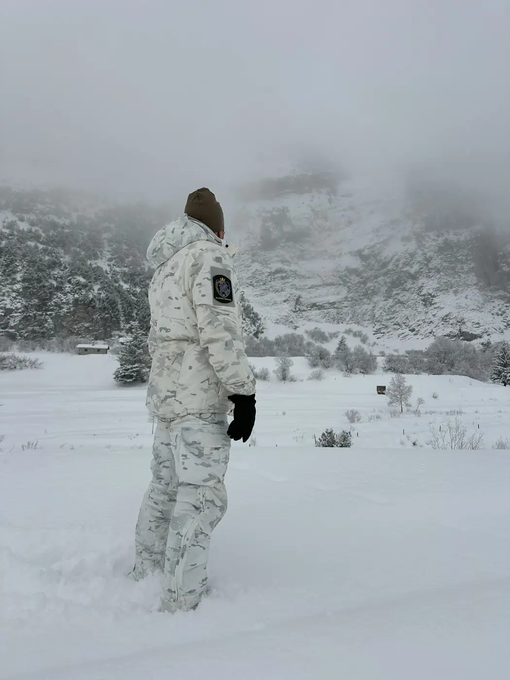 Wintertraining im verschneiten Gelände